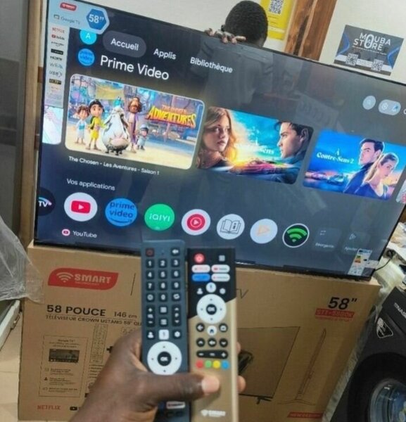 Téléviseur SMART Google TV 58 pouces