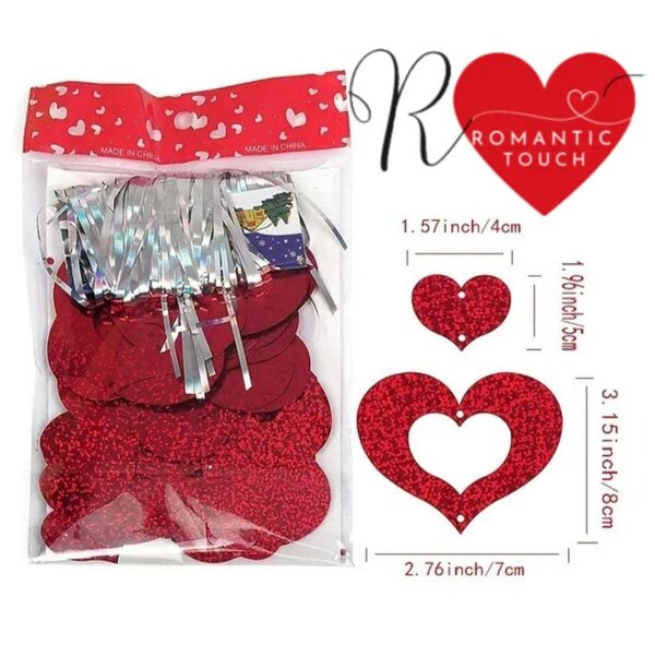 Guirlande Coeurs Romantiques