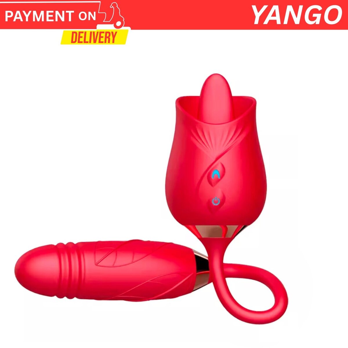 Rose vibrator( 2 in 1)