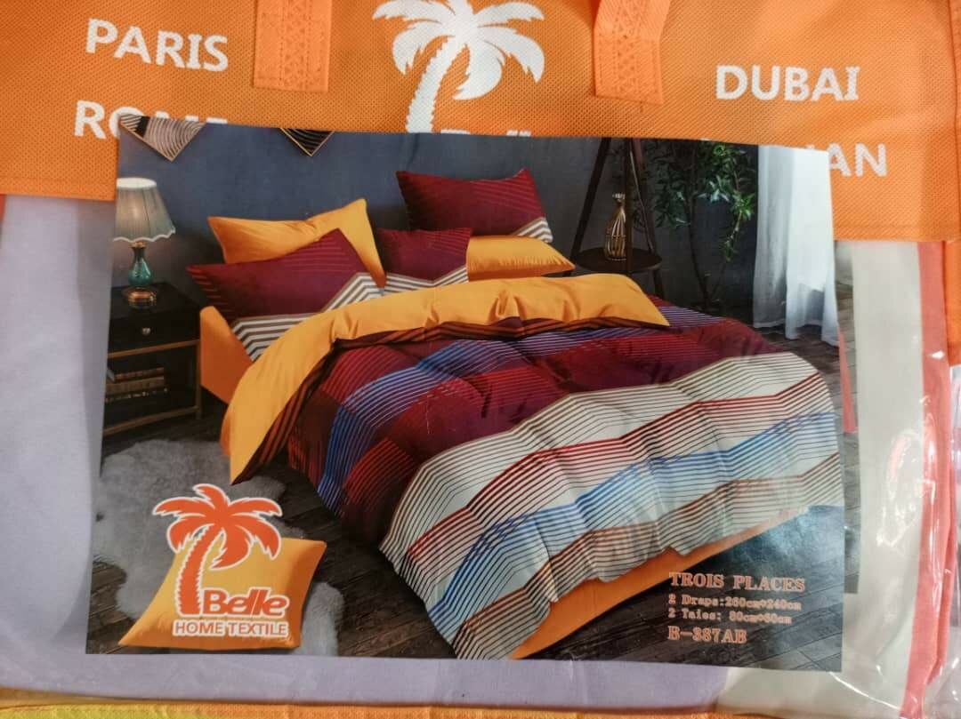 Très beau draps de trois place