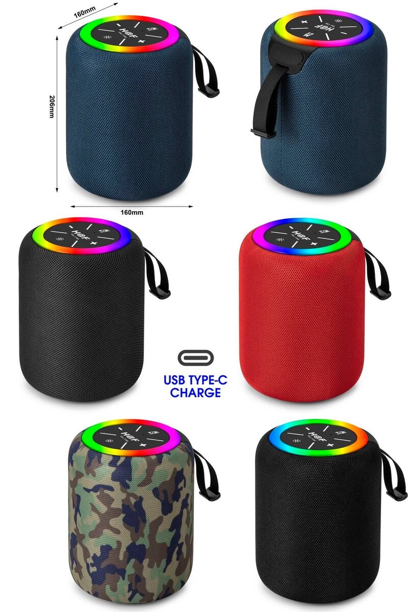 H@F Enceinte Bluetooth Portable