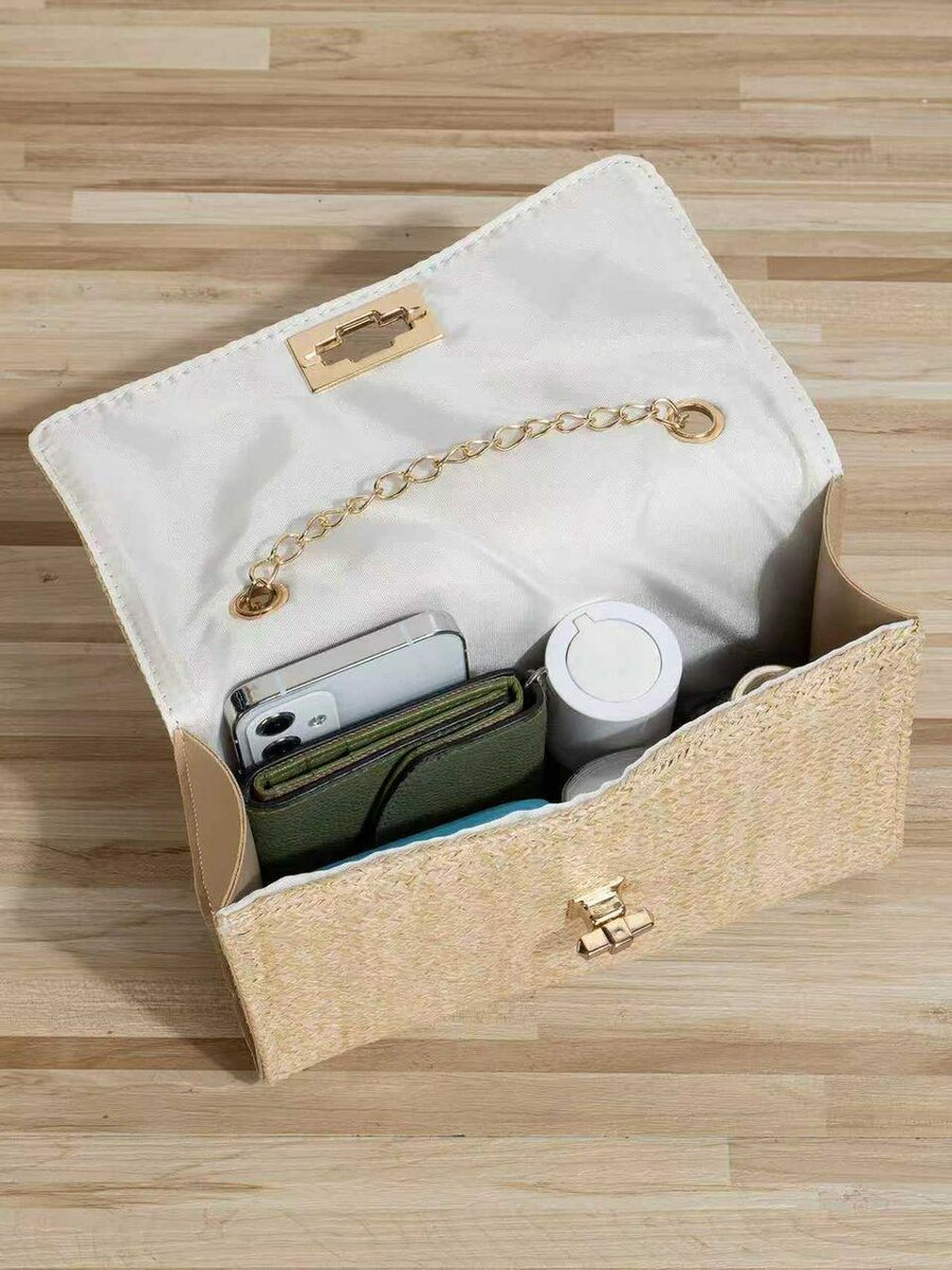 Sac à bandoulière en paille