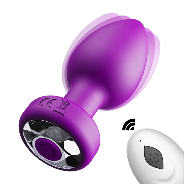 Plug vibrant télécommandé