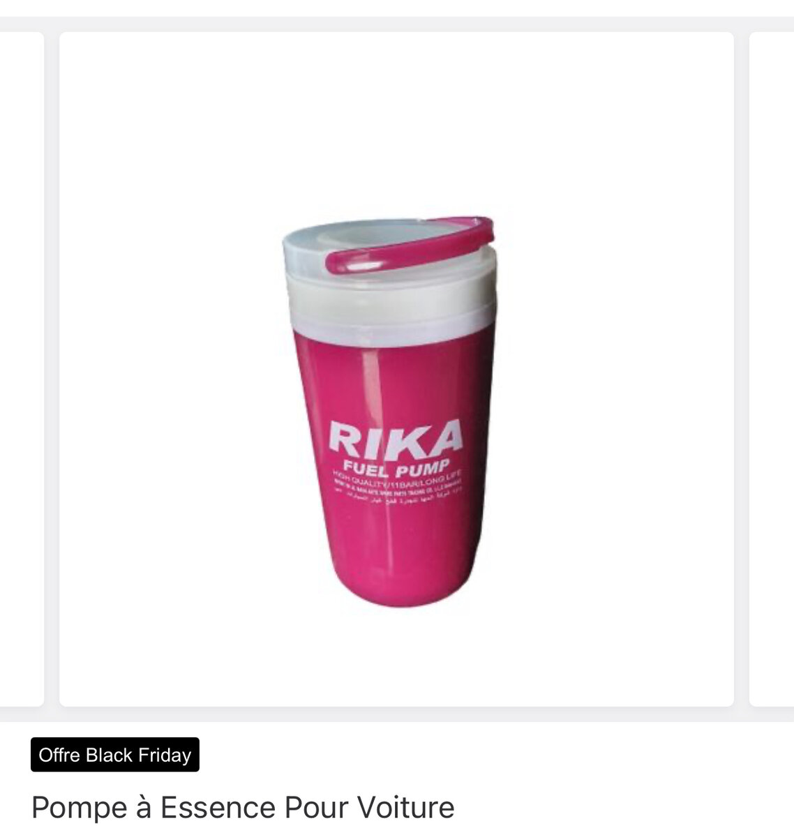 Pompe à essence pour voiture