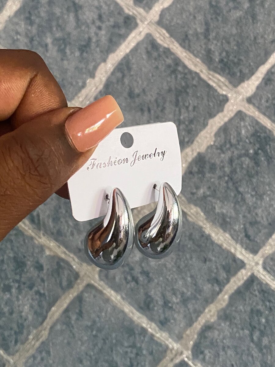 Raindrop earrings silver