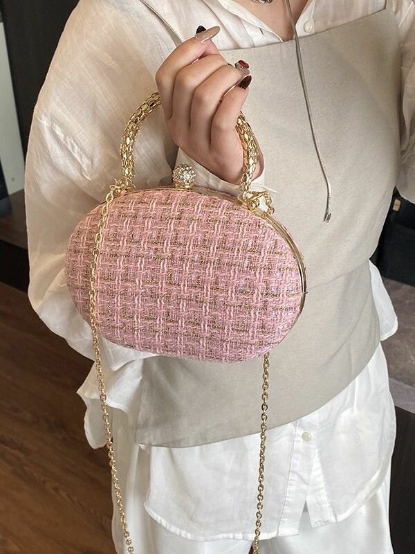 Sac à main élégant tissé