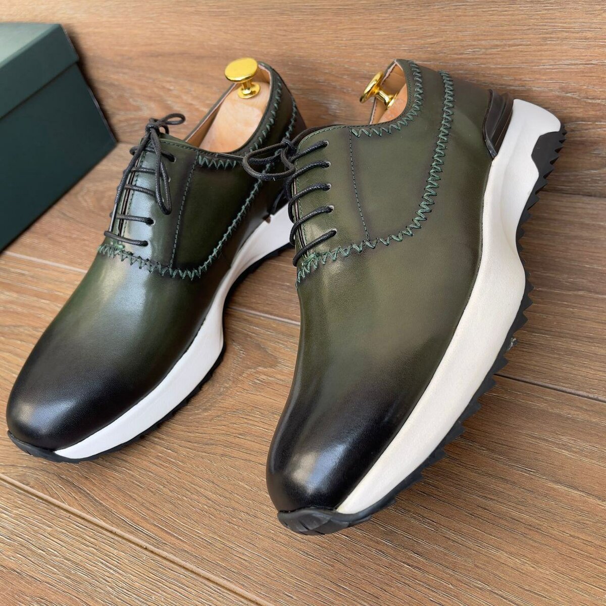 Sneakers en cuir élégant