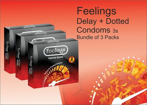 Feelings Delay +Dotted condoms