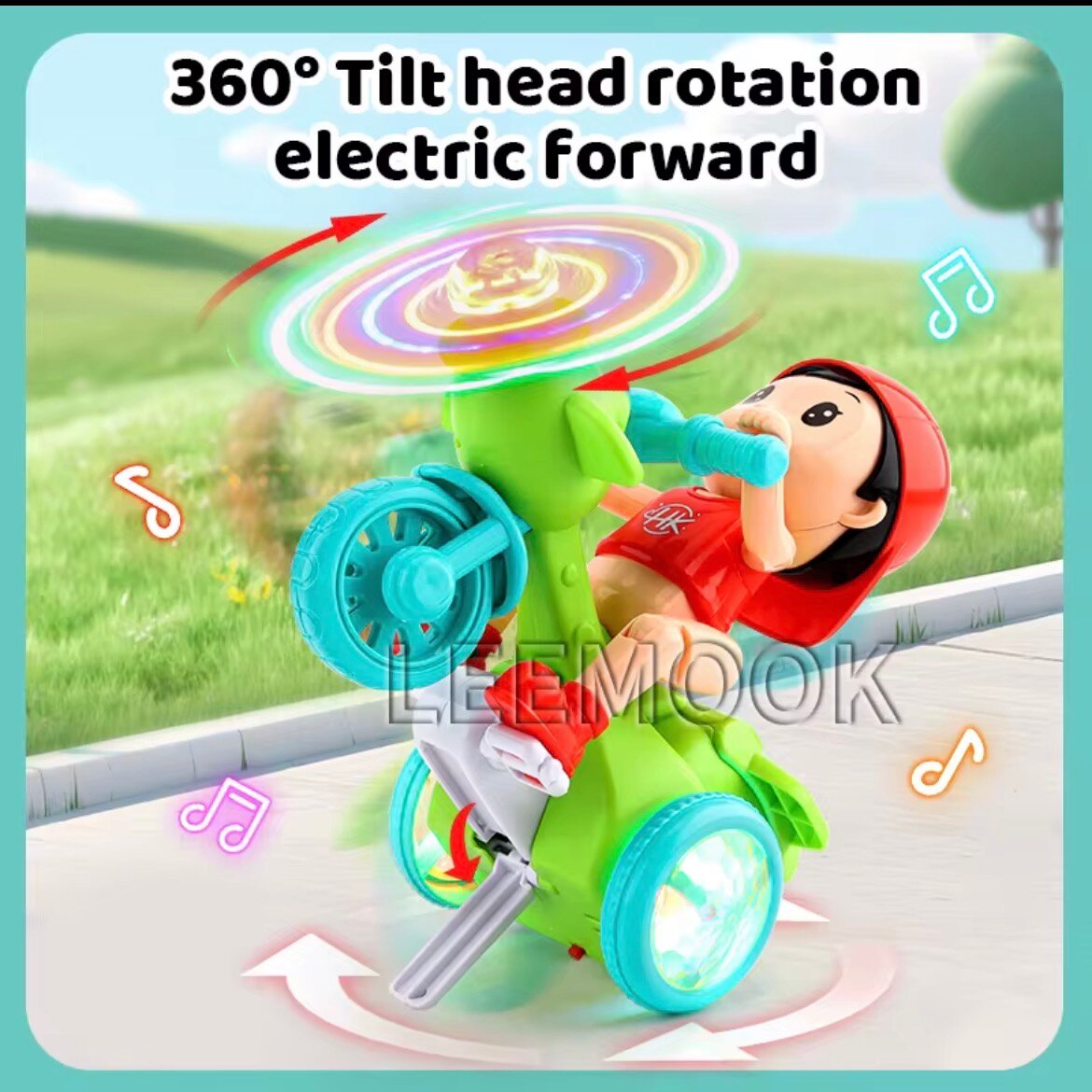 Tricycle jouet musical bébé LED