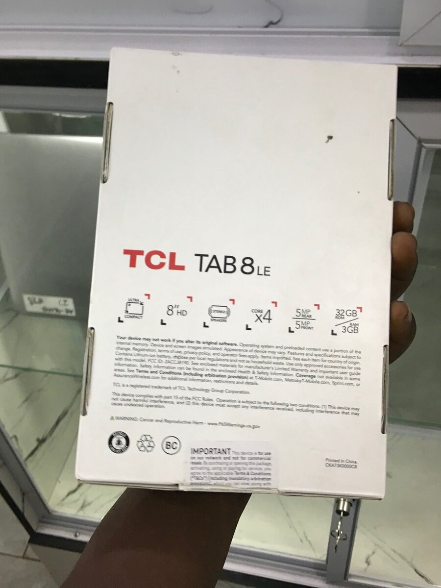 TCL TABLET WI-FI / Cellular