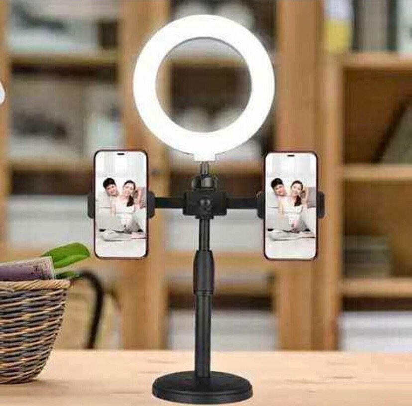 Live Desktop Ring Light Phone Holder