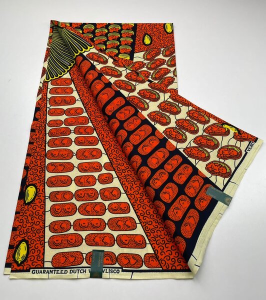 Tissu Wax Africain Coloré