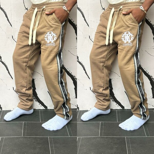 Pantalon de jogging beige tendance
