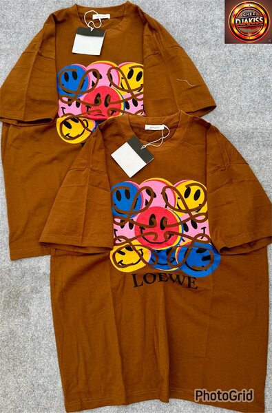 T-shirt graphique Loewe marron