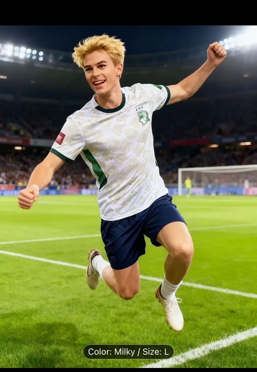 Maillot de football blanc