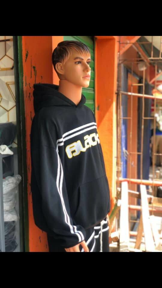 Survêtement noir stylé homme