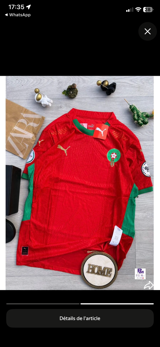 Maillot Maroc Puma Homme