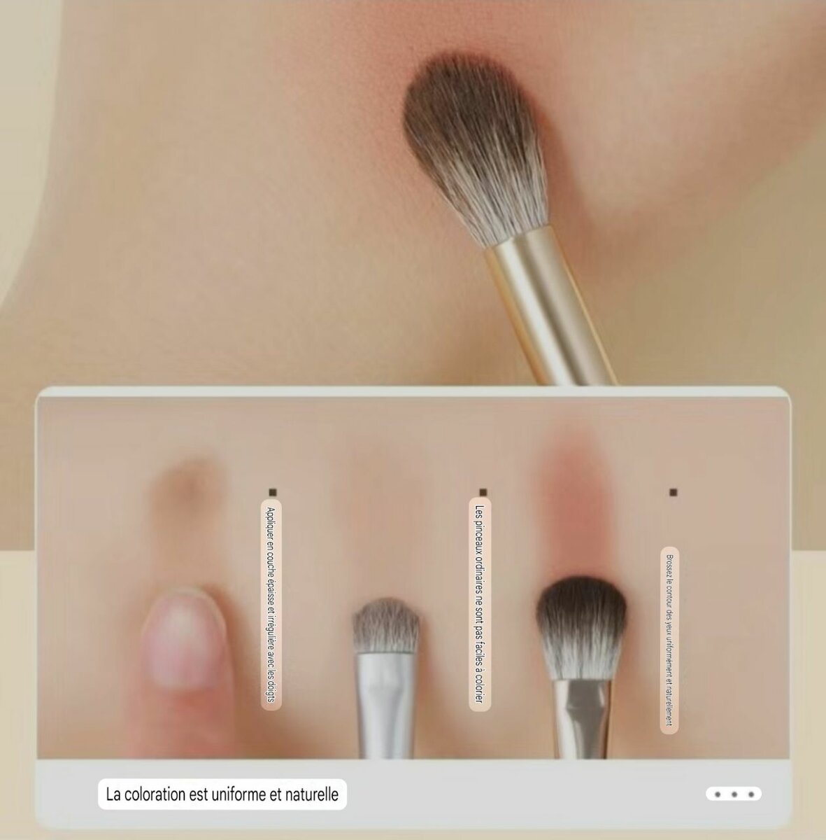 15 pinceaux de maquillage