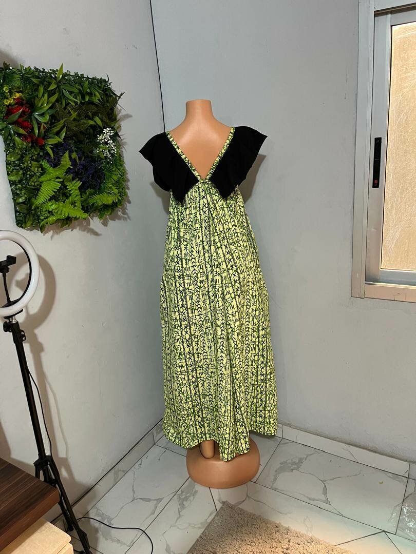 Robe longue boho chic fleurie