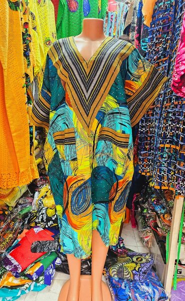 Robe ankara Multicolore