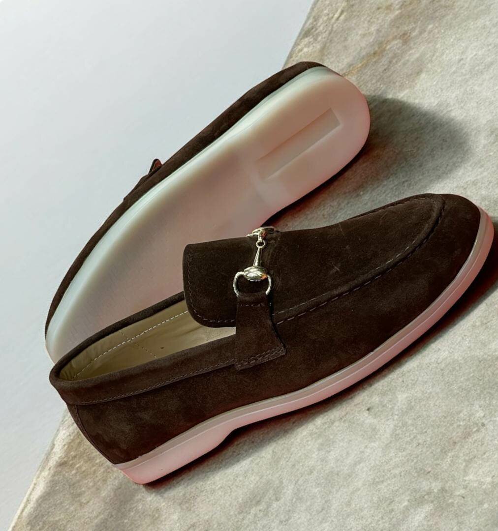 Mocassins élégants en daim