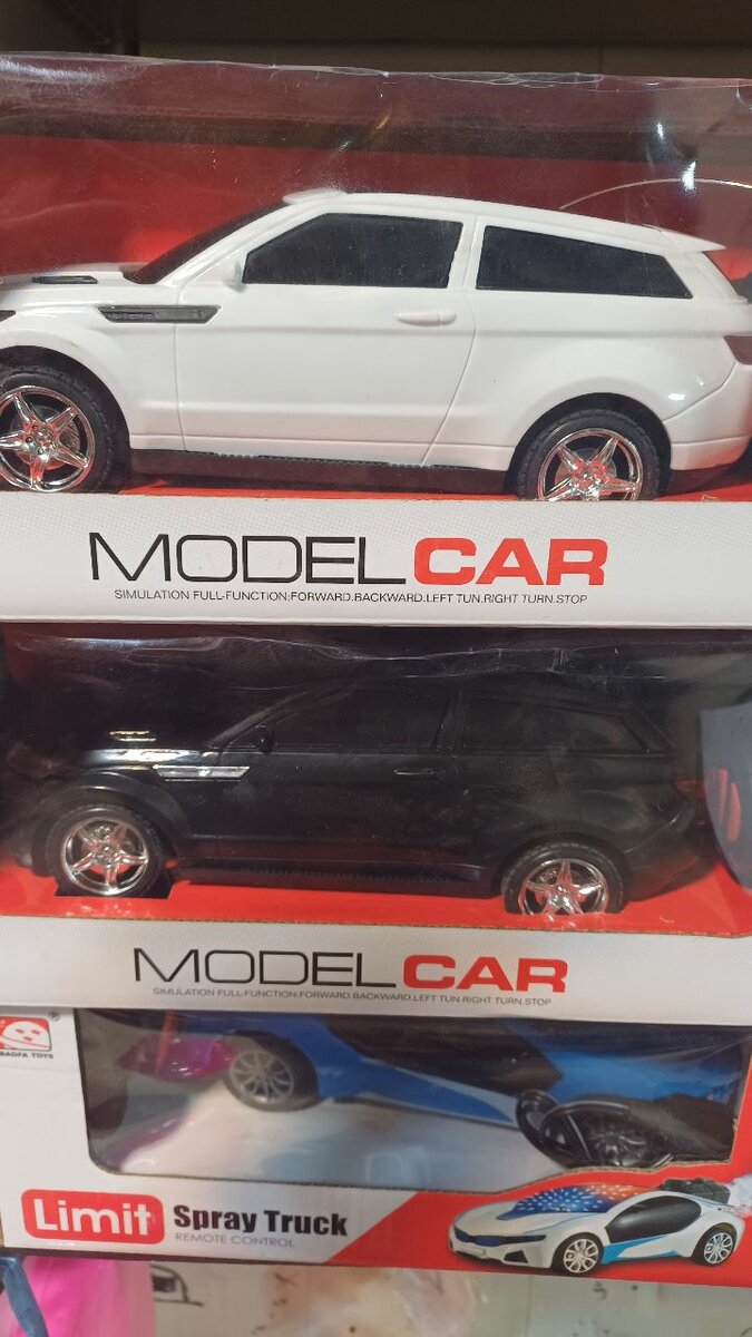 Model And Spary car