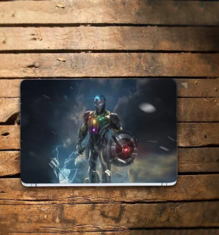 Ironman Laptop Back Skin Sticker-Laptop Back Skin-Laptop Skin Vinyl Sticker Decal, 13 13.3 14.6 15 15.4 15.6 inch Laptop Skin Sticker Cover For All Laptops