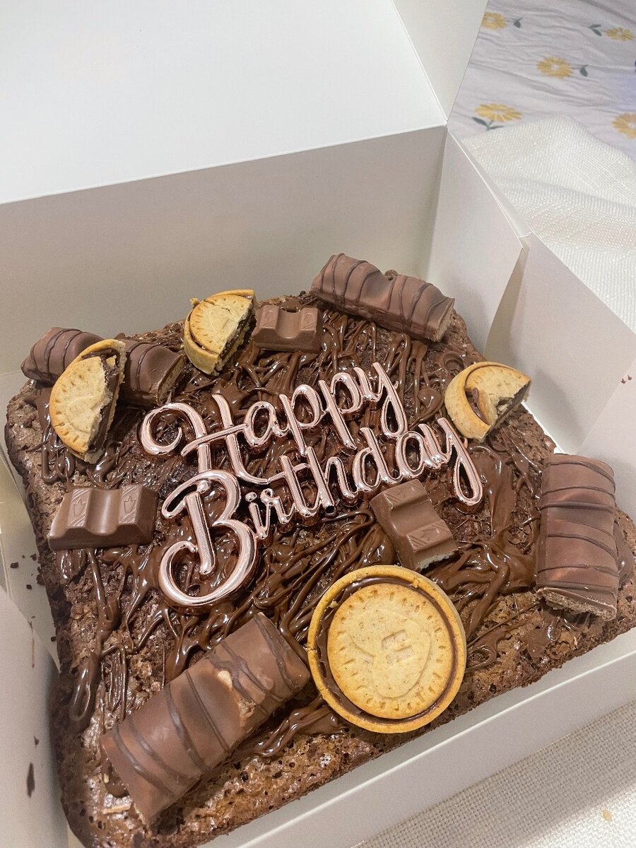 Gâteau d'anniversaire chocolat