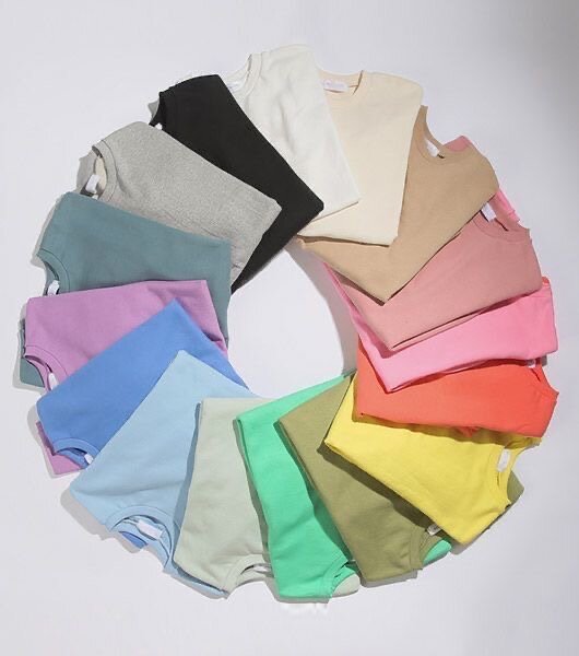 T-shirt unicolores