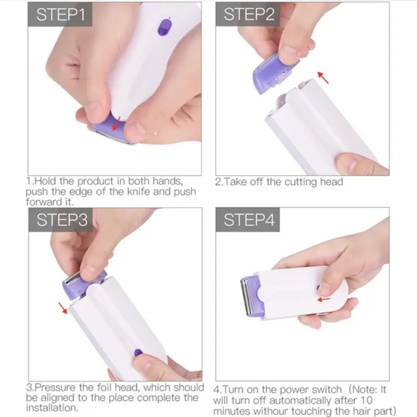 Epilateur rechargeable pour femme