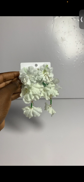 Boucles d'oreilles à fleurs élégantes