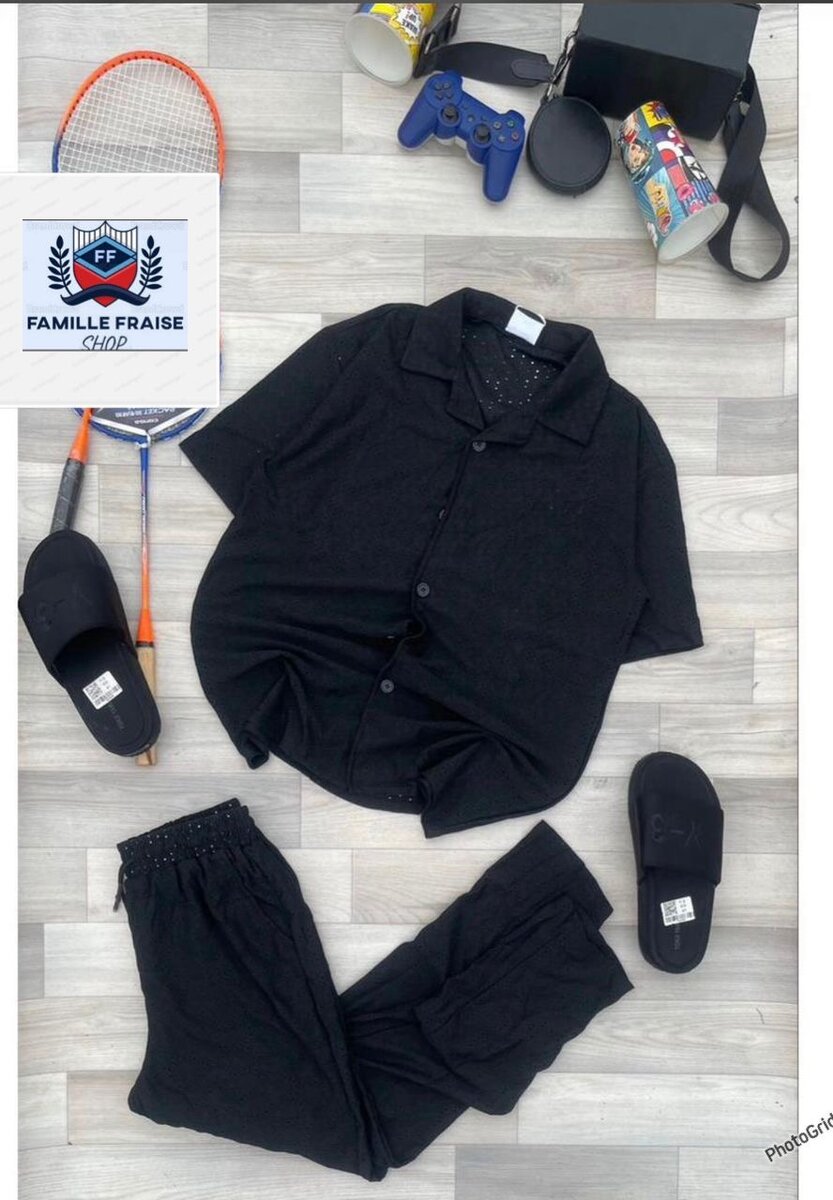 Pyjama élégant en coton