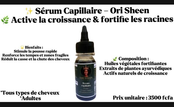 Crème Devanture Cheveux Ori Sheen