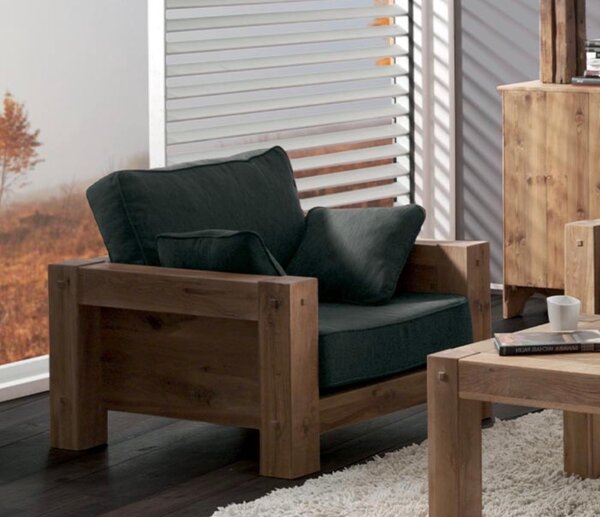 Fauteuil en bois massif
