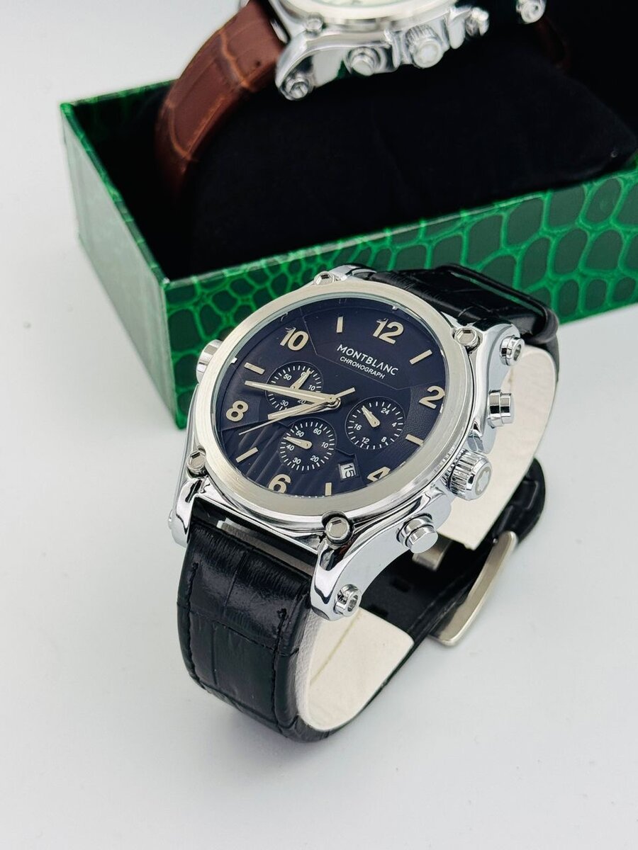 Montre homme en cuir