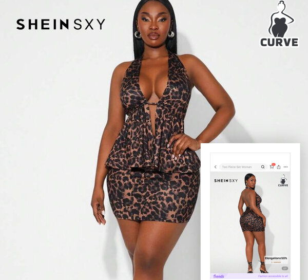 Robe Sexy Léopard Taille Plus