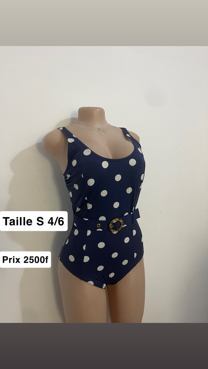 Polka Dot One-Piece Swimsuit