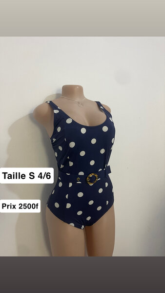 Polka Dot One-Piece Swimsuit