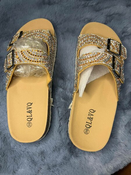 Sandales Brillantes Femme