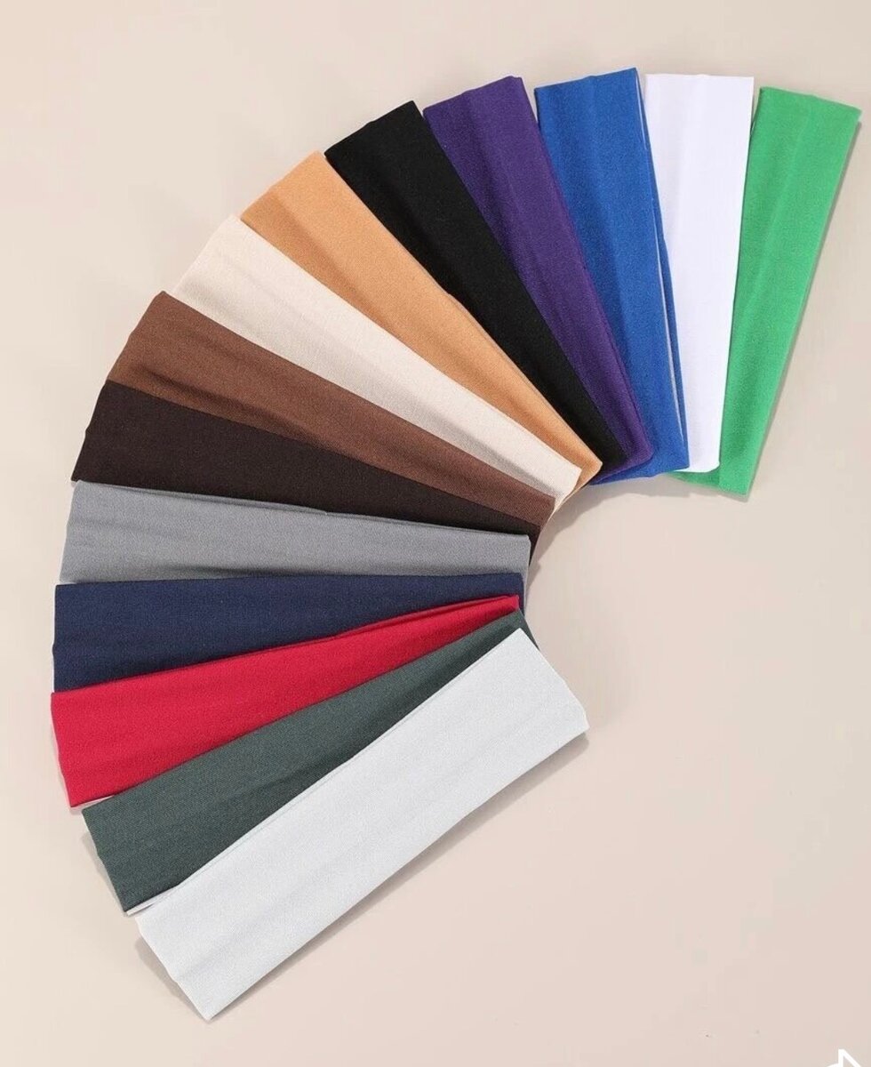 Bandeaux élastiques multicolores