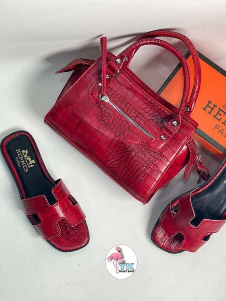 Ensemble sac et sandales Hermès