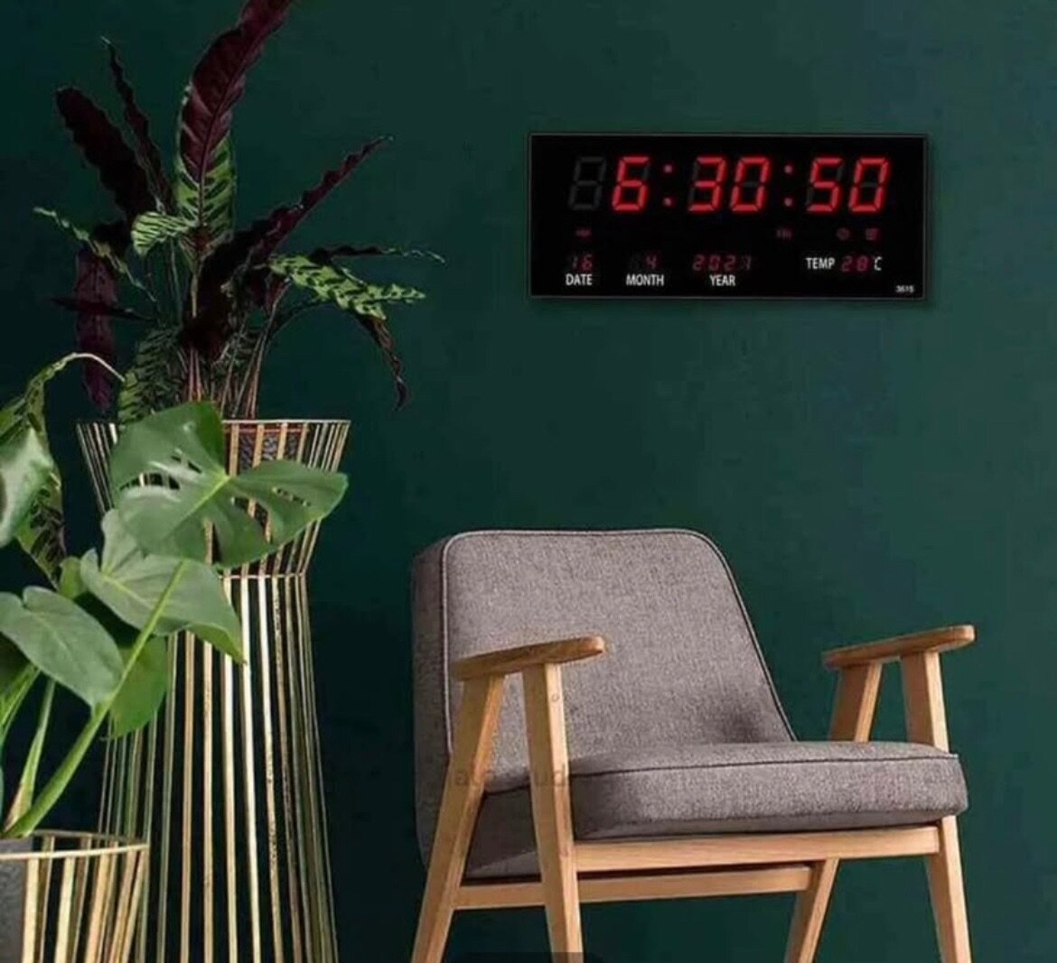 Horloge munérique led