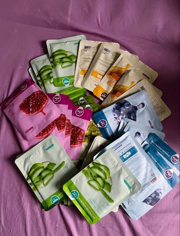 Masques bio pour visage éclatant