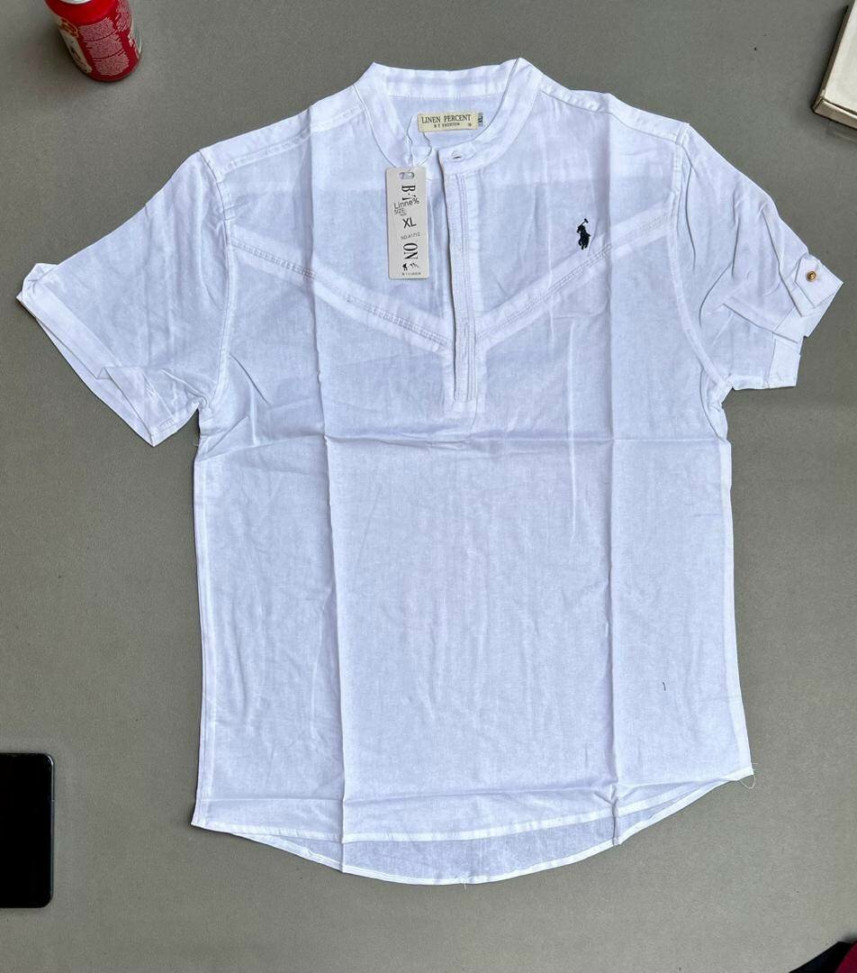 Chemises Casual Homme Col Mao