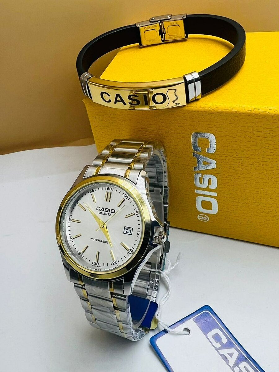 MONTRE CASIO AVEC BRACELET ORIGINALE