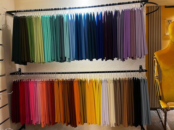 Lot de 3 voiles en crêpe