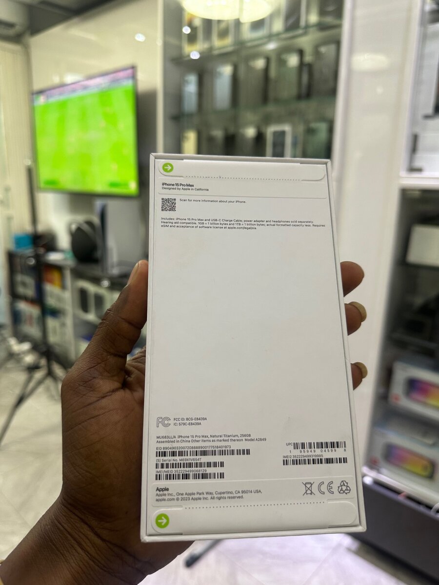 iPhone 15 Pro Max 256gb storage. ESIM Factory Unlocked