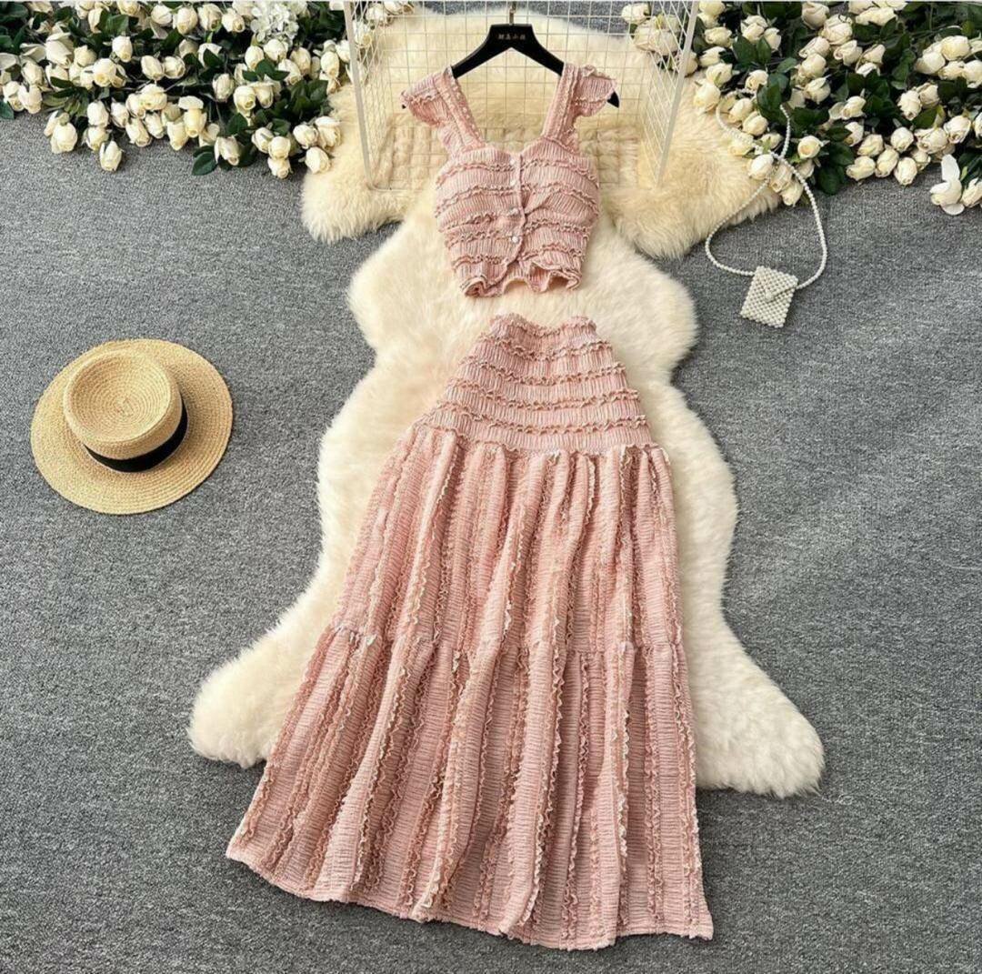 Chic complet jupe pour femme