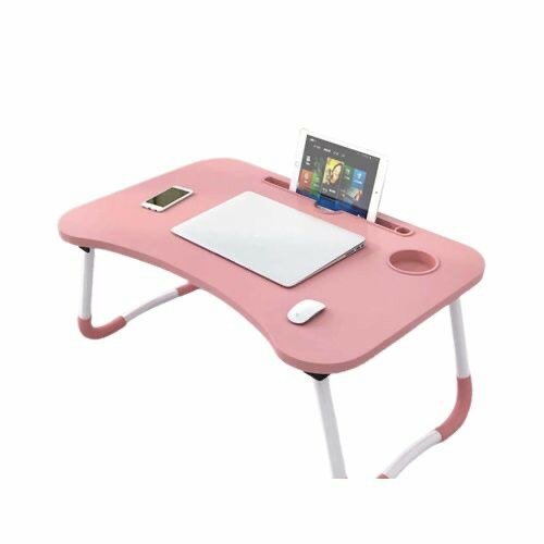Folding Laptop Table Computer Desk For Student / Bedside - p