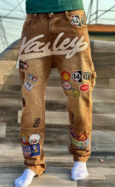 Jeans marron homme personnalisé Valley